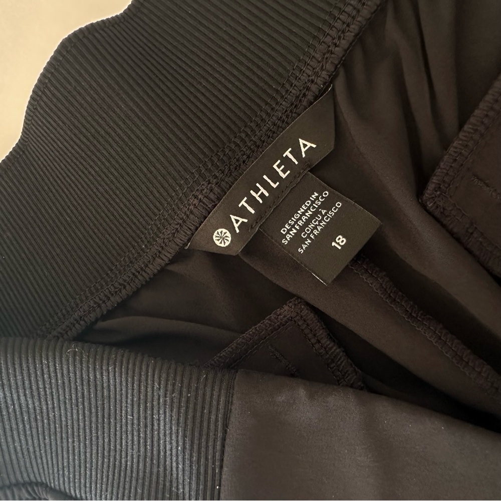 Athleta Brooklyn Pant Jogger Black Size 18 - Picture 14 of 16